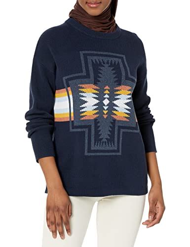 Pullovers Pendleton Womens Cotton Graphic Sweater Dark
