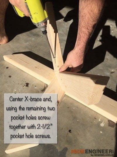 Remember, to wipe the cutter off with alcohol. Concrete X Brace Side Table · How To Make A Side Table ...