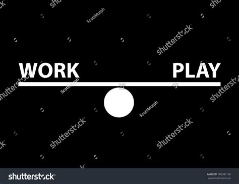 Work Play Balance Concept Stock Illustration 180397160 Shutterstock