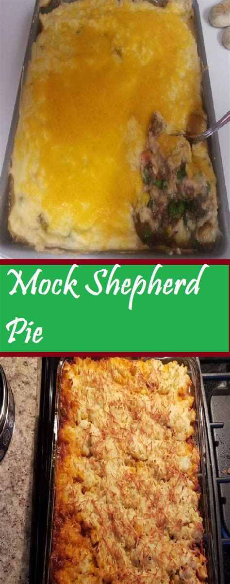 Member recipes for shepherds pie. OMG DINNER FOOD: Mock Shepherd Pie