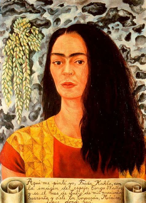 Autorretrato con el pelo suelto Galería Frida Kahlo