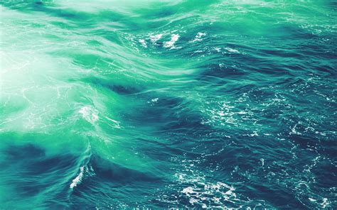 Green Water Background Wallpaper