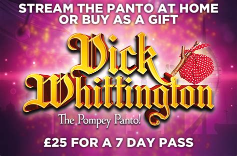 Dick Whittington Buy The Stream Kings Theatre Portsmouth