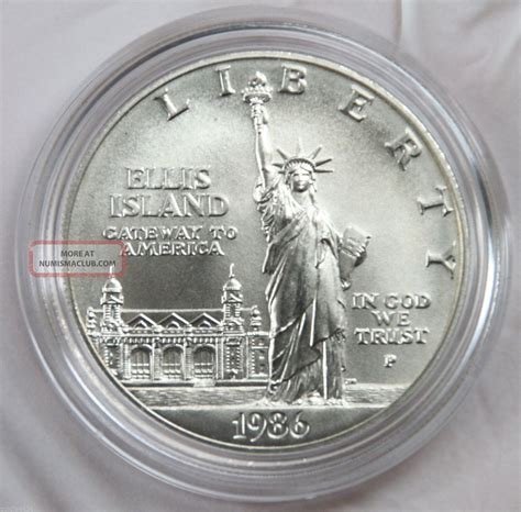 1986 P Statue Of Liberty 100th Birthday Commemorative Silver Dollar