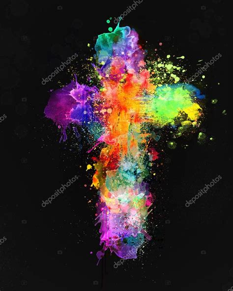 Colorful Abstract Cross — Stock Photo © Kevron2002 30836043