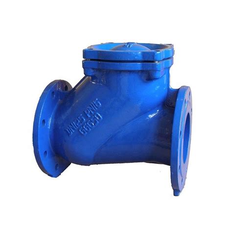 China Ductile Cast Iron 6 Inch Pn10 Double Flanged Ball Check Valve