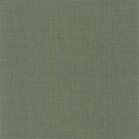 Tweed Plain Textured Vinyl Wallpaper Earthy Green Casadeco Weave