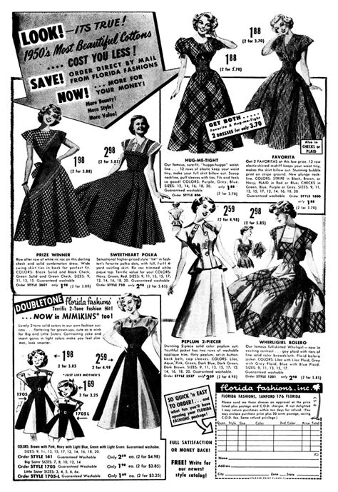 Fashion History Womens Clothing Of The 1950s