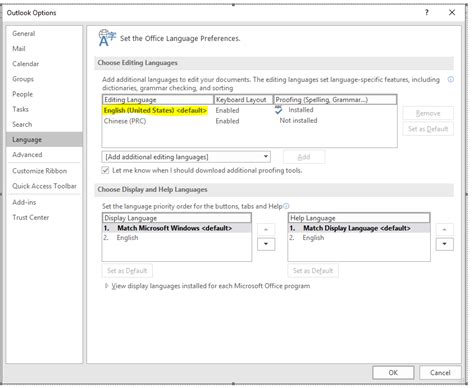 Outlook 2016 Spell Check Sometimes Not Working Microsoft Community
