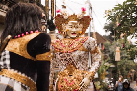 Bali Indonesia January 17 2023 Traditional Celebration Ritual In