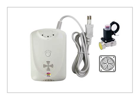 Wall Mounted Combined Co Carbon Monoxide And Gas Detector For Natural