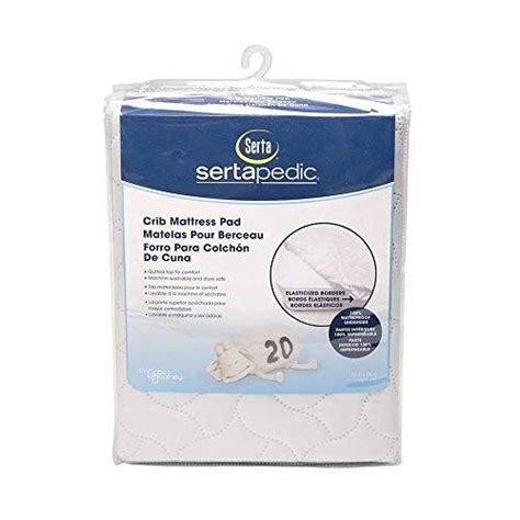 These heated mattress pads will keep you cozy all winter long. Serta Sertapedic Crib Mattress Pad, White Review | Crib ...