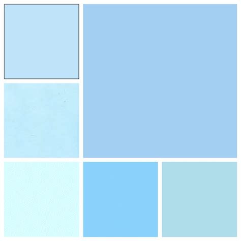 Light Blue Powder Blue Baby Blue Light Blue Paints Shades Of Light