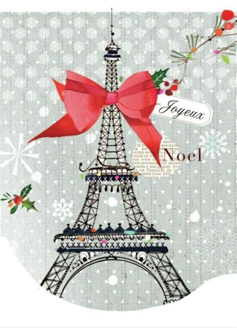 Christmas Eiffel Tower Lynn Horrabin Christmas Card Crafts