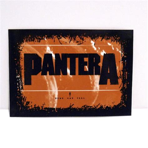 Pantera Sticker Far Beyond Driven 1994 Vintage Band Postcard Etsy In
