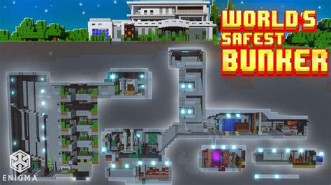 Worlds Safest Bunker By Rareloot Minecraft Marketplace Map