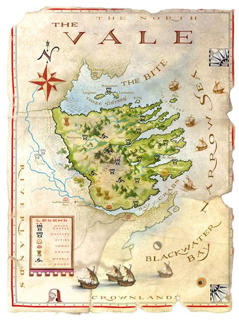 The World Of Ice And Fire The Vale Map By Michael Gellatly Ser Jorah