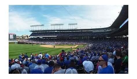 Wrigley Field Obstructed View Seats For Baseball Game