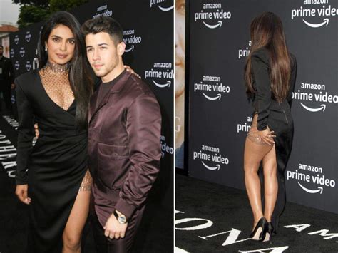 Priyanka Chopra Wore Black Chain Link Dress In Chasing Happiness Premiere जब प्रियंका चोपड़ा