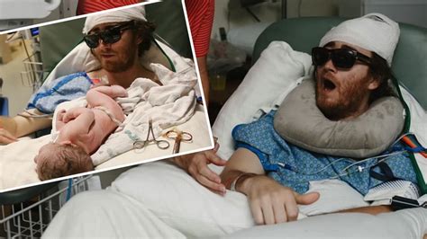Dad Dying Of Brain Cancer Cradles Newborn Son In Heartbreaking Video After Defying Doctors To