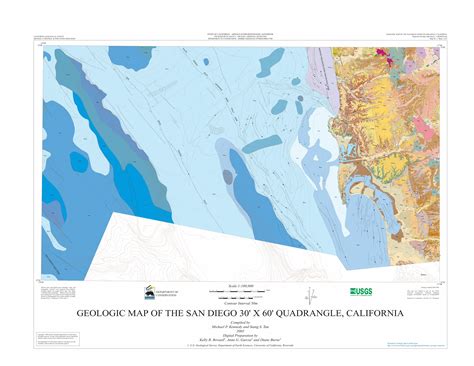Pdf Geologic Map Of The San Diego 30 X 60 Quadrangle