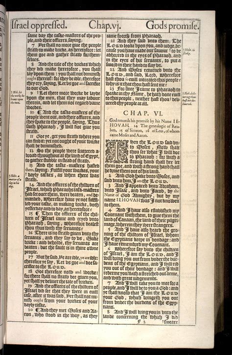 A Page Of The King James Bible Printed In 1611 Which Contains Our