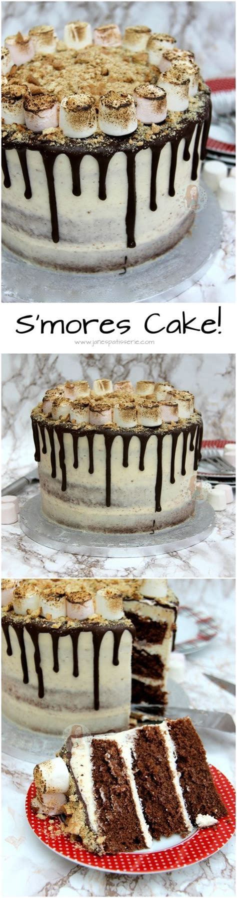 Smores Cake Janes Patisserie In 2020 Smores Cake Cake Recipes