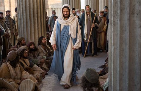 Jesus Walks With His Disciples
