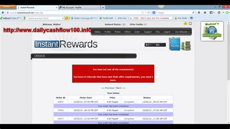 Instant Rewards 60 Payment Proof YouTube