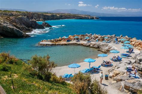 Almyros Beach In Rethymno Allincrete Travel Guide For Crete