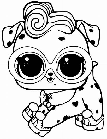Lol Coloring Pages Dolls Doll Pets Printable