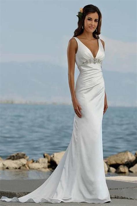 Casual White Wedding Dress