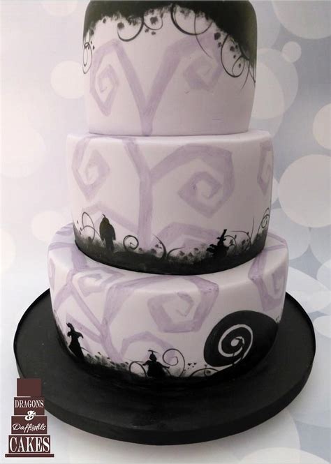 Jack Skellington And Sally Cake By Dragons And Cakesdecor