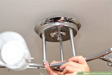 How To Wire A Ceiling Light 14 Steps With Pictures Wikihow