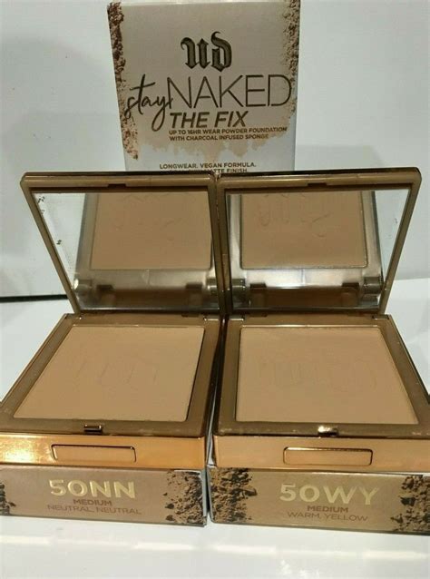 Stay Naked The Fix Powder Foundation Wy Light Warm With Yellow Undertone