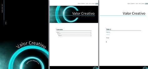 Valor Creativo Plantilla Word 2003 2007 Y 2010 Octubre 2012