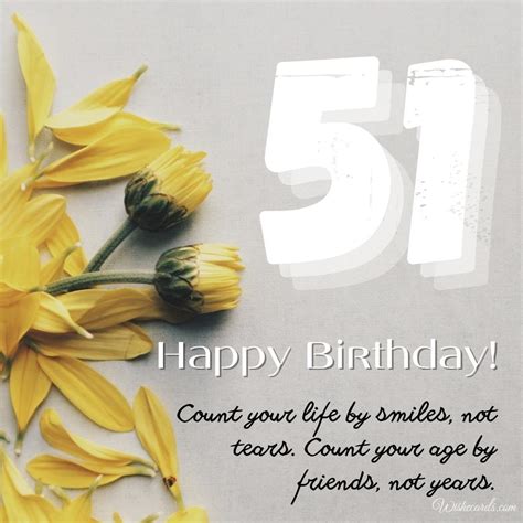 Happy 51st Birthday Images And Funny Wish Cards