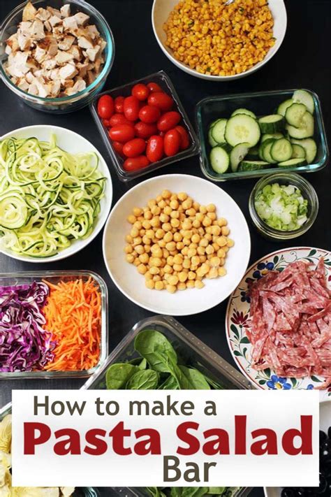 Beet salad with goat cheese. Pasta Salad Bar How-To | Salad recipes for dinner, Meals ...