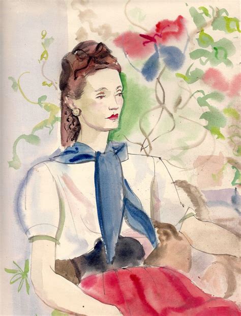 untitled women s couture portrait ca 1942 by andre delfau french 1914 2000 richard