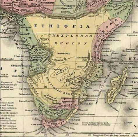 Ethiopia Vintage World Maps World Map Map