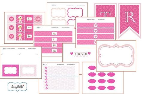 pamper party invitations templates  printable