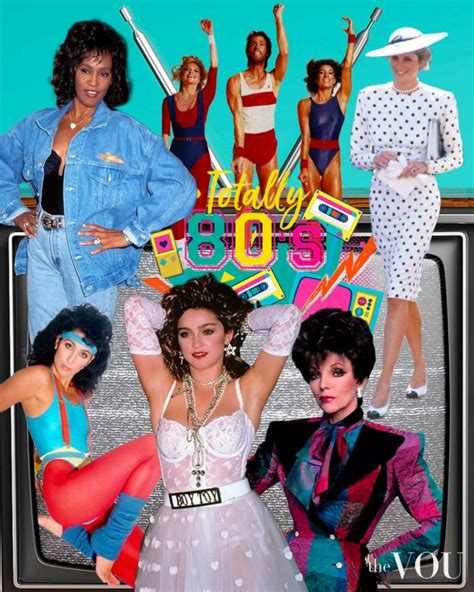 The 80s Was One Of The Most Eclectic Decades In Fashion Stock Photo