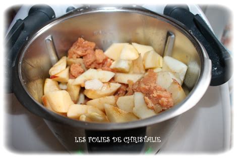 Compote pommes coings Thermomix