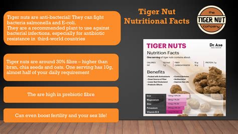 Tiger Nuts Nutritional Information Blog Dandk