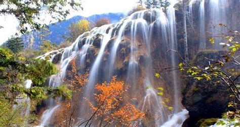 Nuorilang Waterfall Chinas Widest Waterfall At Jiuzhaigouexplore Tibet