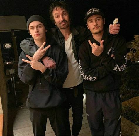 Tommy Lee W Sons Brandon Thomas Lee And Dylan Jagger Lee 🖤🤘🏼☠