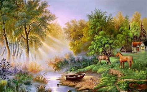 Natural Painting Oil Painting Art