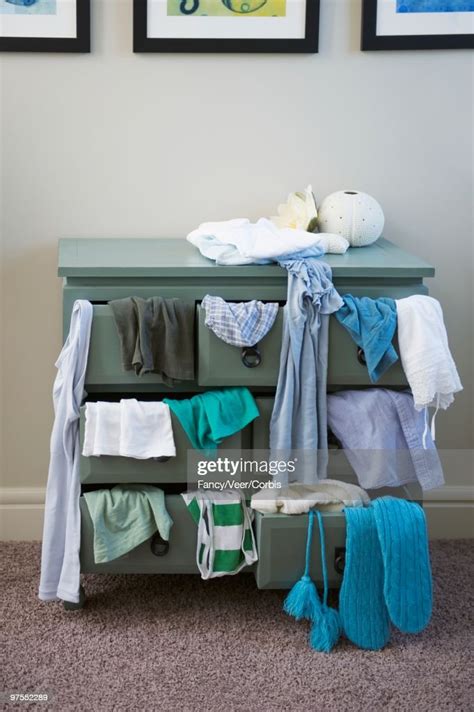 Messy Dresser High Res Stock Photo Getty Images