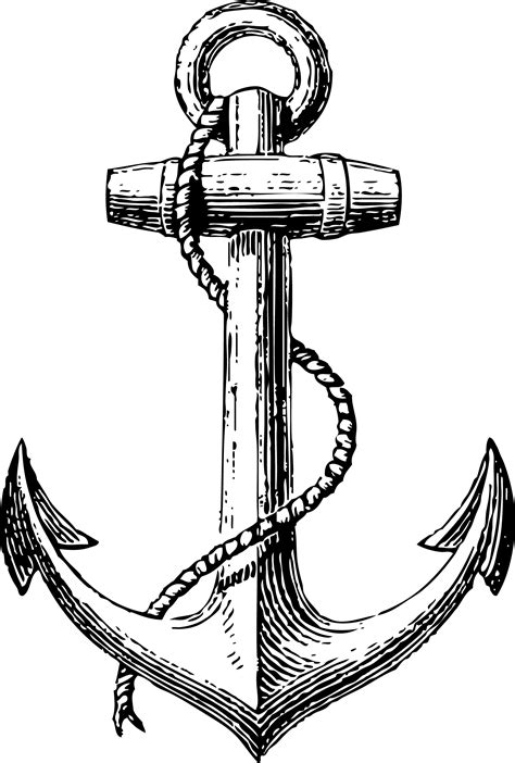 Anchor Drawing Clip Art Vector Painted Anchor Png Download 1531