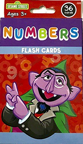 Sesame Street Educational Flashcards Numbers With Count By Kappa Books